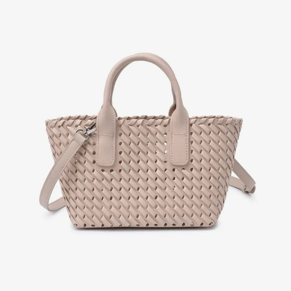 Vegan leather (mini) tote
